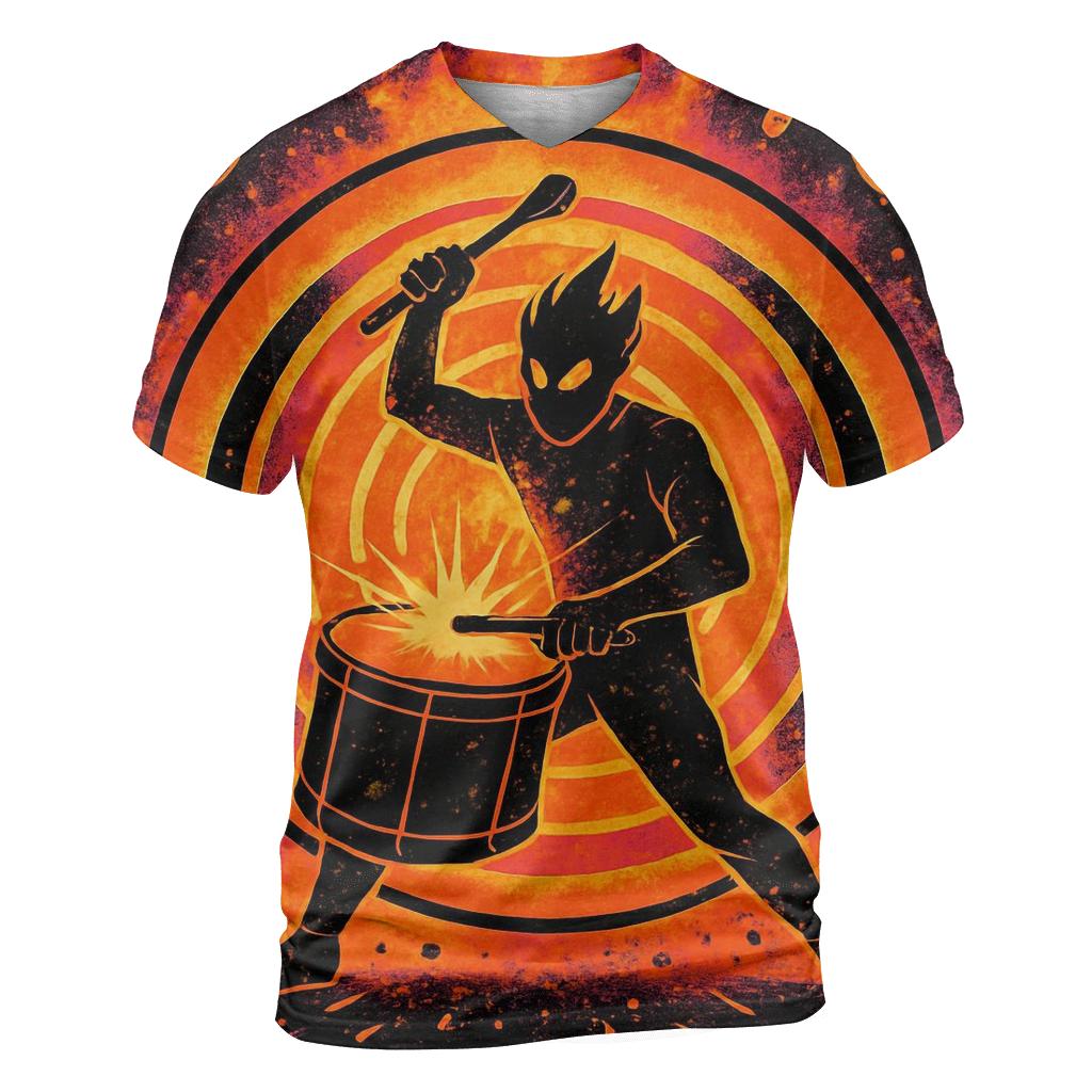 Supernova Drumline Parade creative print fashion shirts