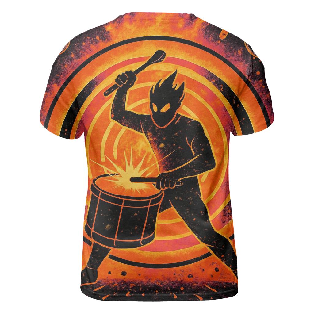Supernova Drumline Parade creative print fashion shirts