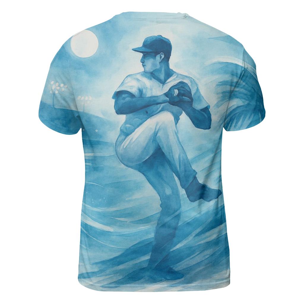 Coastal Windup Under Moonlit Palms custom all-over print shirts