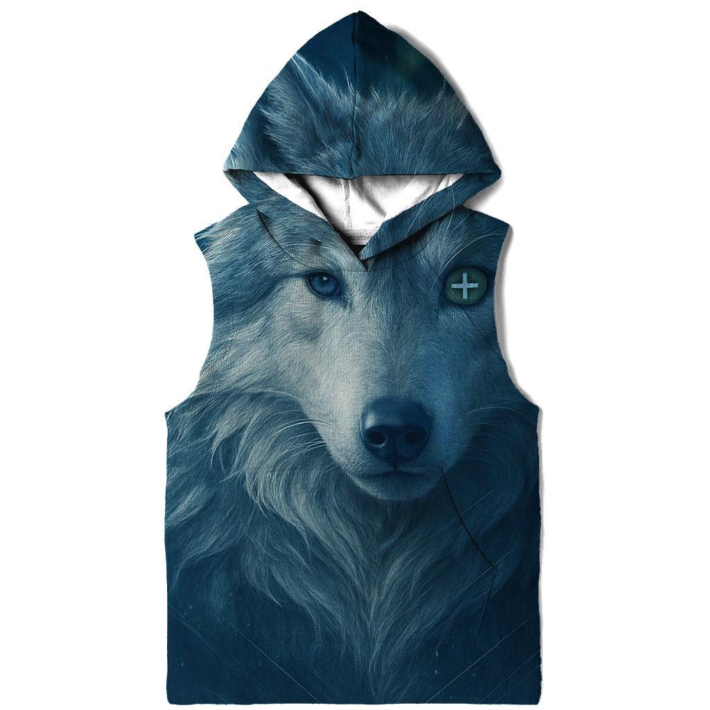 Aurora Compass Wolf Sentinel premium hoodies
