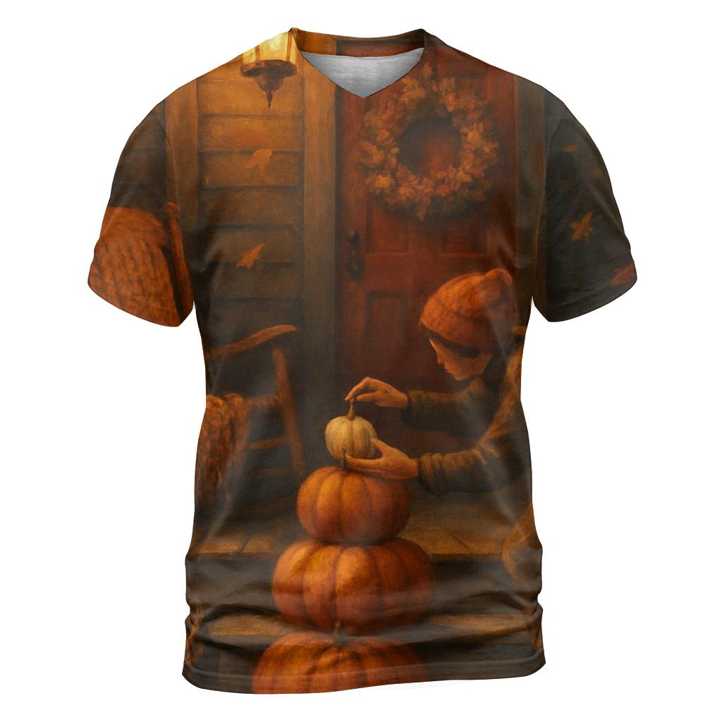 Harvest Moon Porch Welcome Scene statement graphic shirts