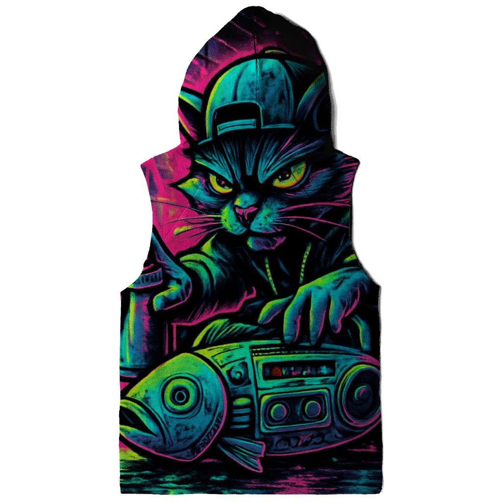 Subway Graffiti Beatbox Cat custom hoodies