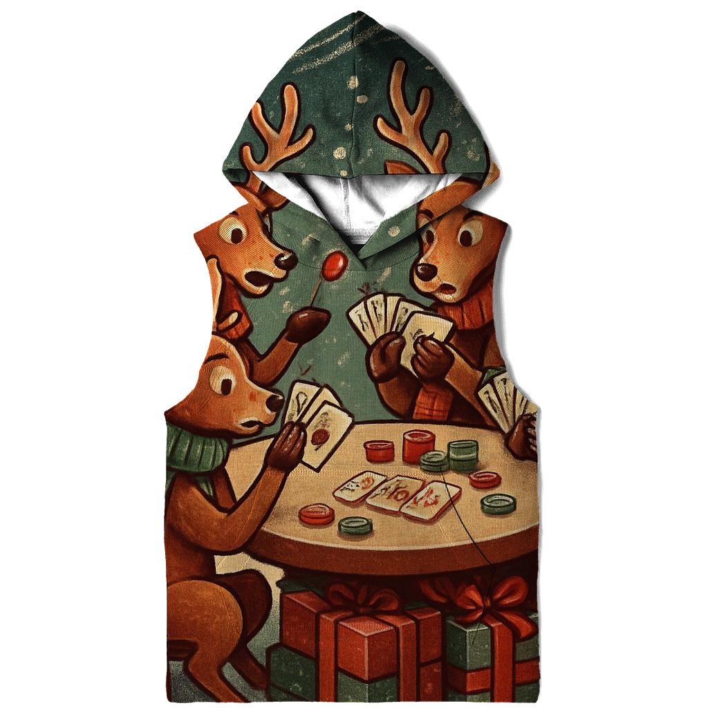 Reindeer Card Game Blizzard Table designer hoodies