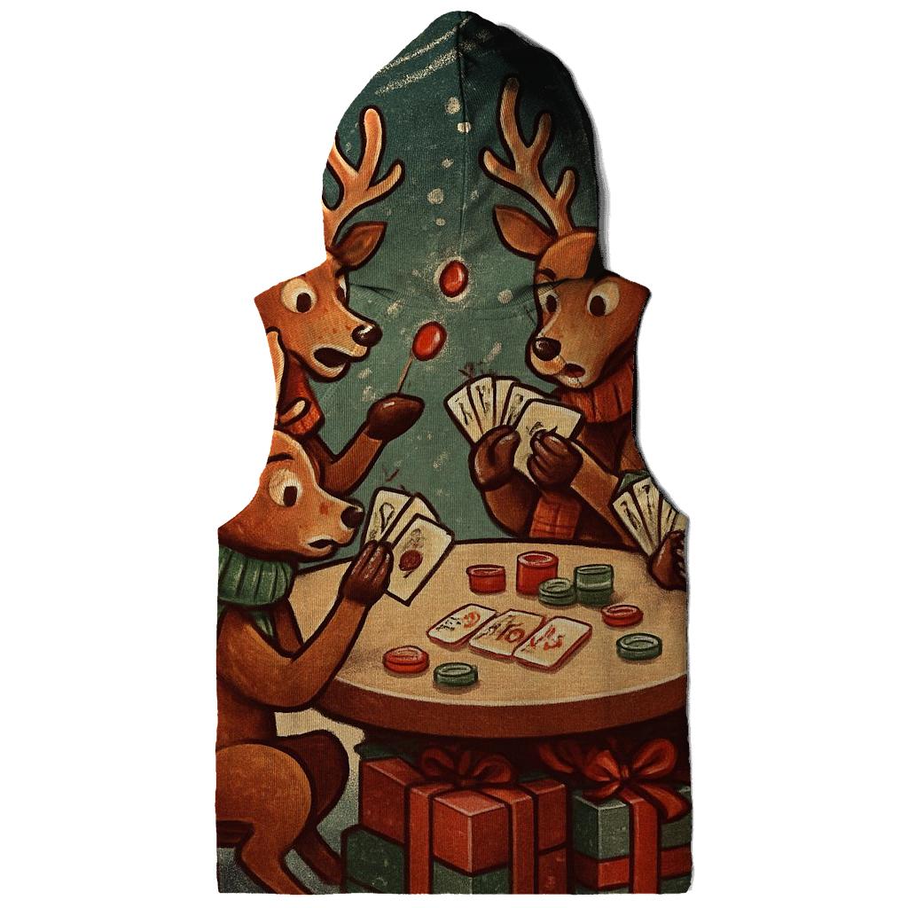 Reindeer Card Game Blizzard Table designer hoodies