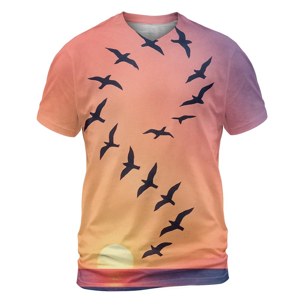 Seabird Spiral Afterlight designer pattern shirts