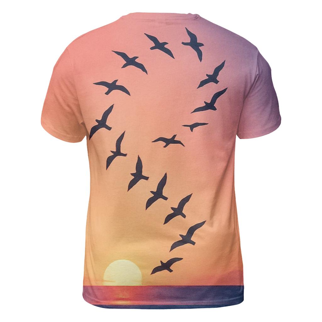 Seabird Spiral Afterlight designer pattern shirts