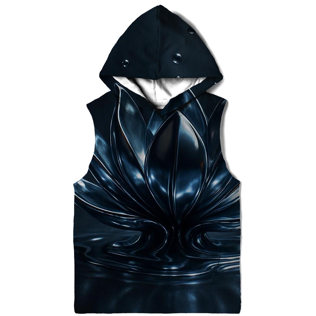 Chrome Lotus Melt Geometry lightweight hoodies