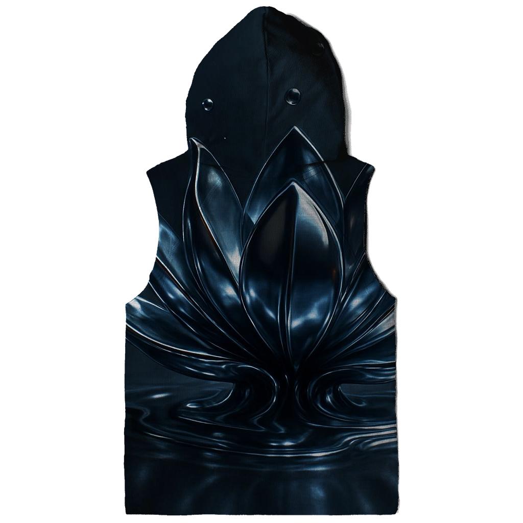 Chrome Lotus Melt Geometry lightweight hoodies