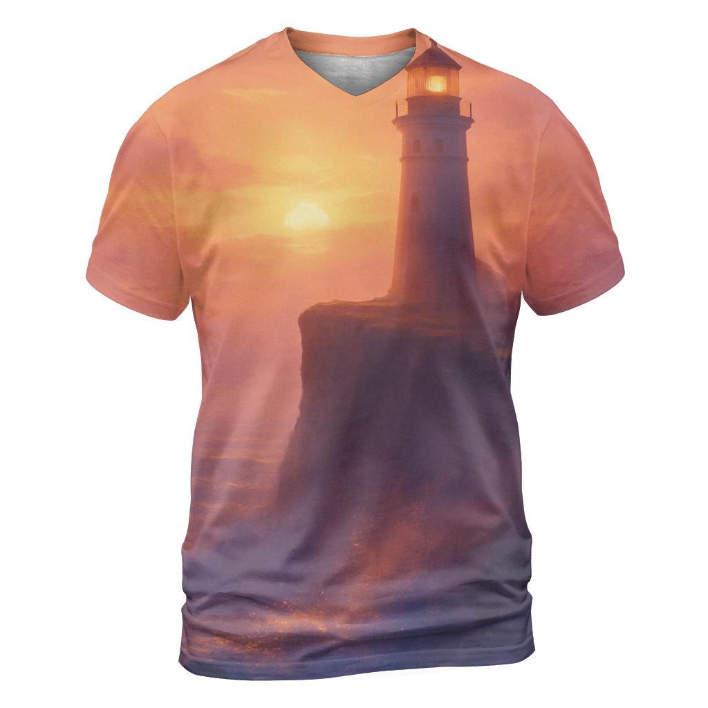 Lighthouse Ember Veil personalized full print shirts