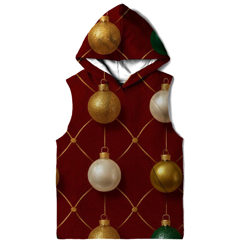 Ornament Lattice Grid On Deep Red Background hoodie trends