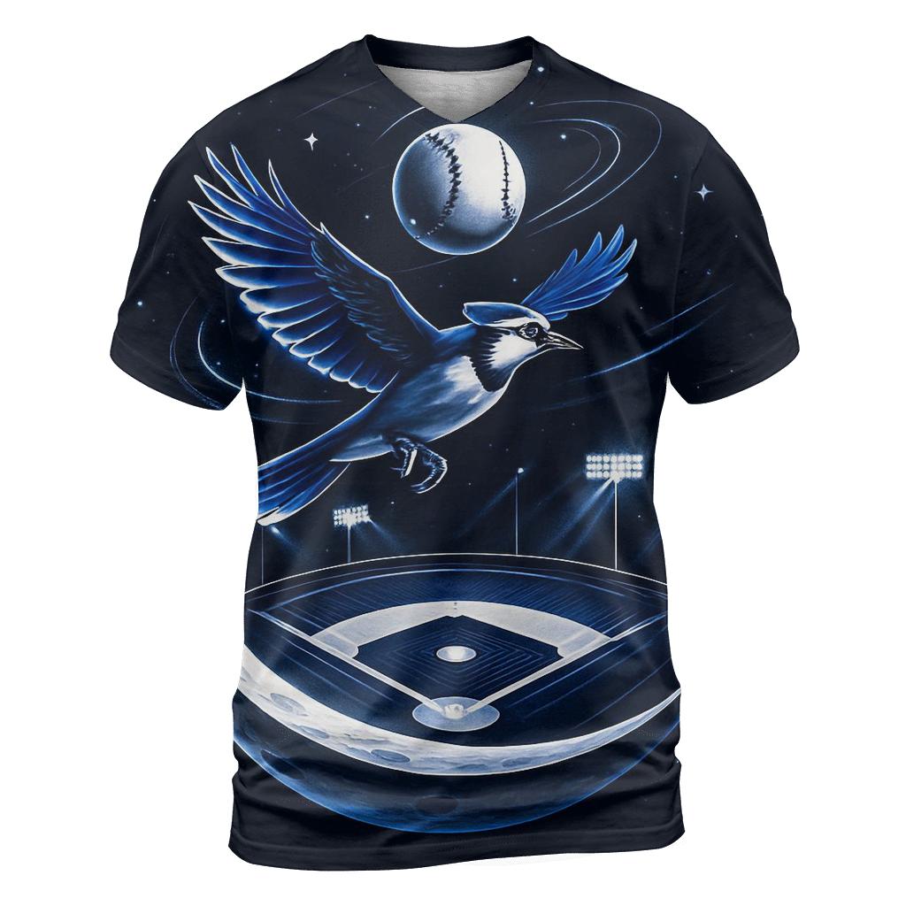 Blue Jays Lunar Stadium Glide artistic all-over print tops