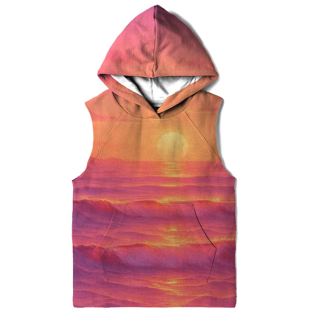 Gilded Tide At Dusk printed hoodies
