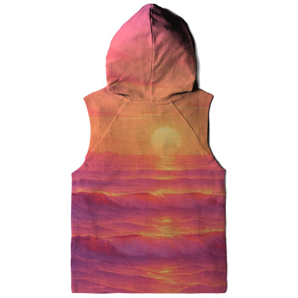 Gilded Tide At Dusk printed hoodies