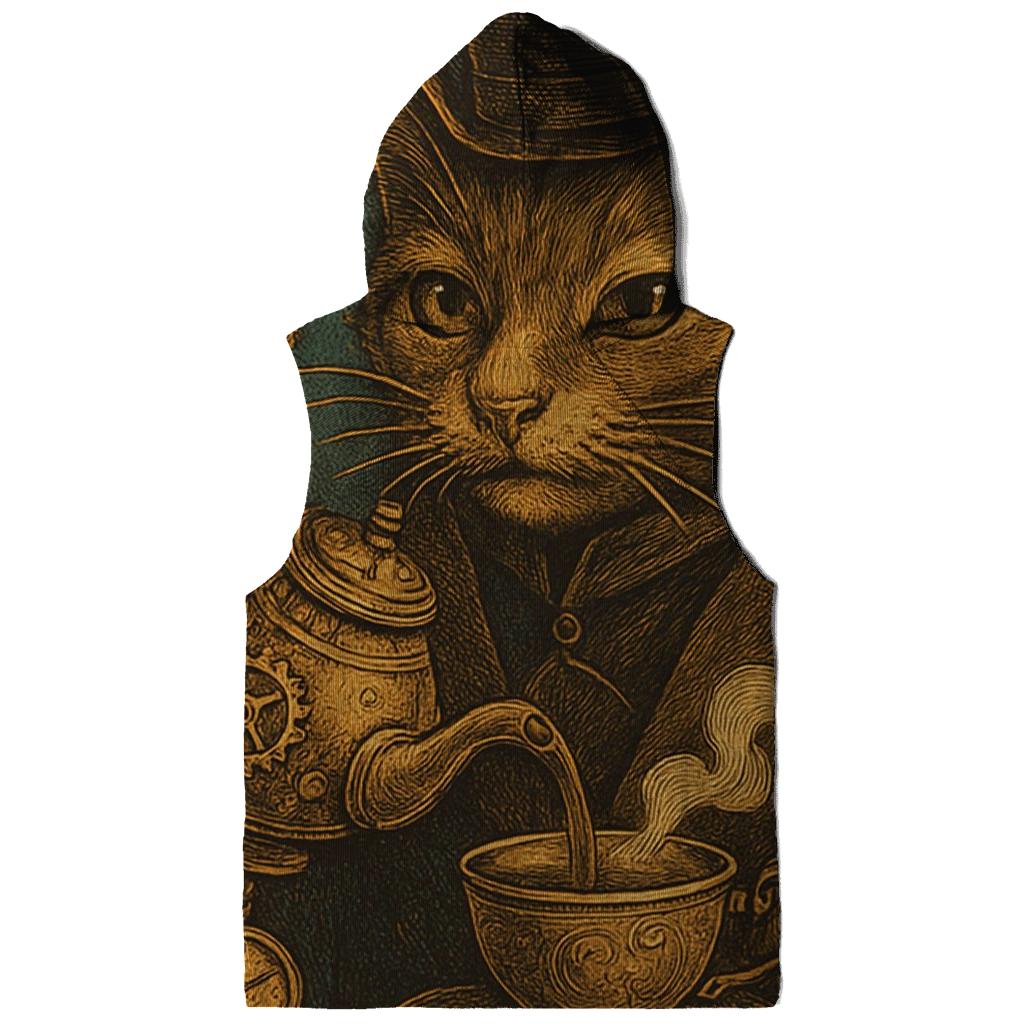 Clockwork Tea Ceremony Cat hoodie styles