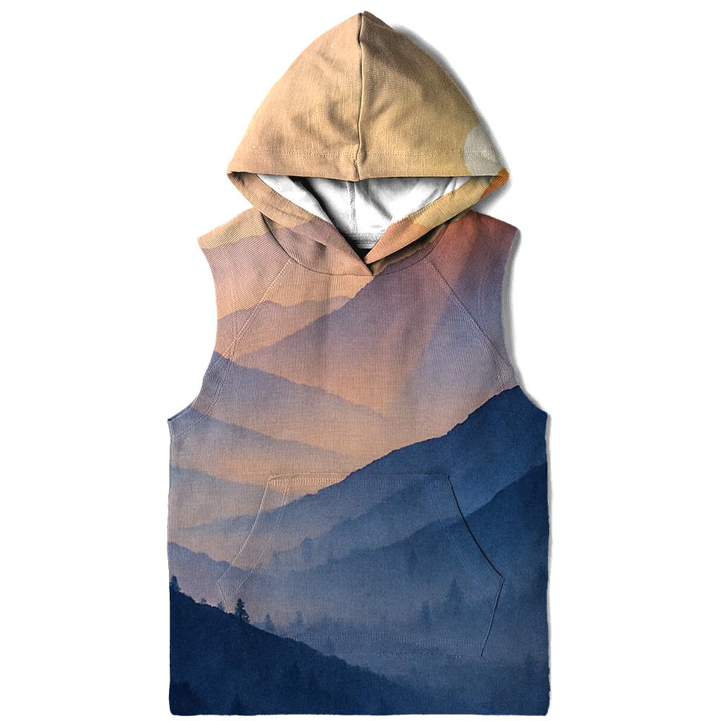 Lavender Ridge Afterglow graphic hoodies