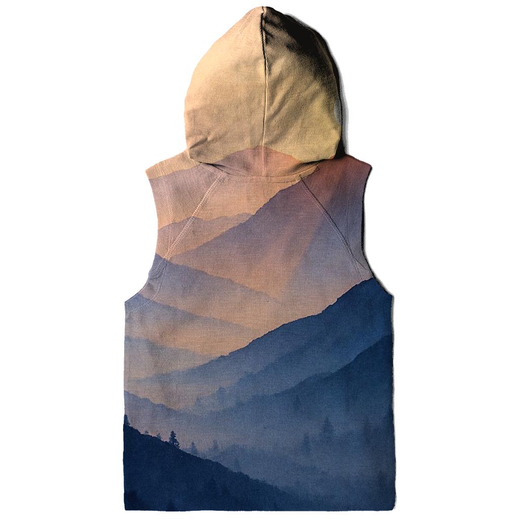 Lavender Ridge Afterglow graphic hoodies