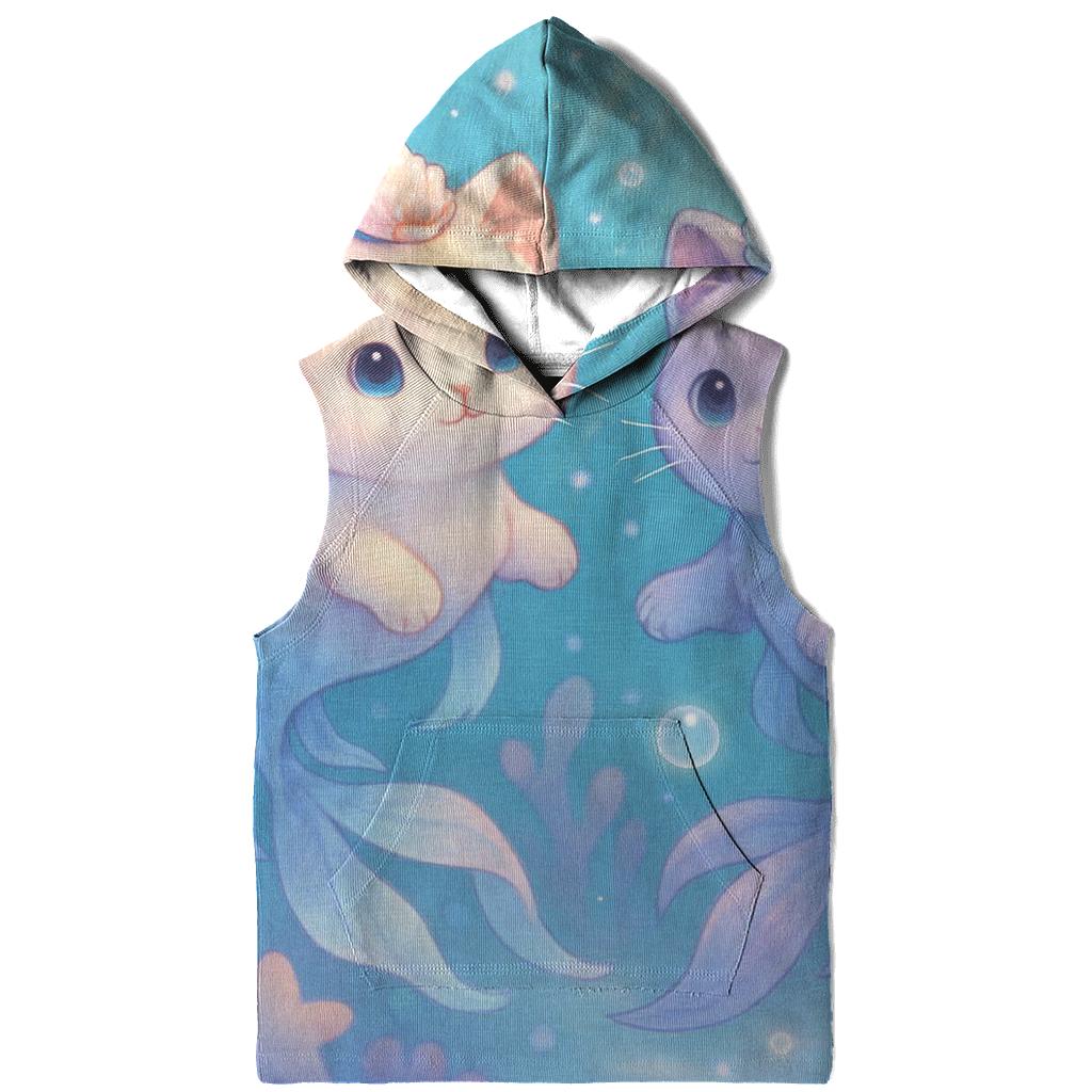 Bubble Reef Mermaid Kittens hoodie designs
