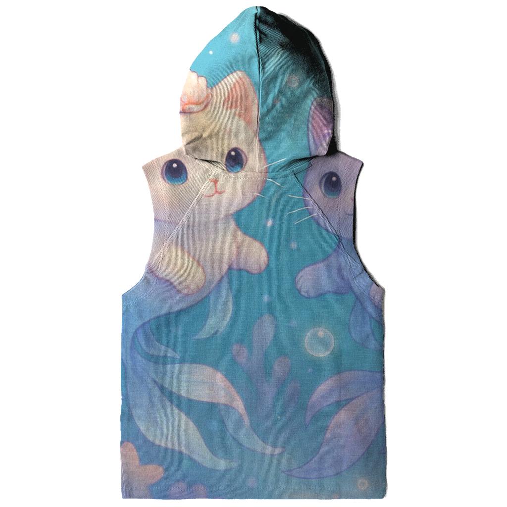 Bubble Reef Mermaid Kittens hoodie designs