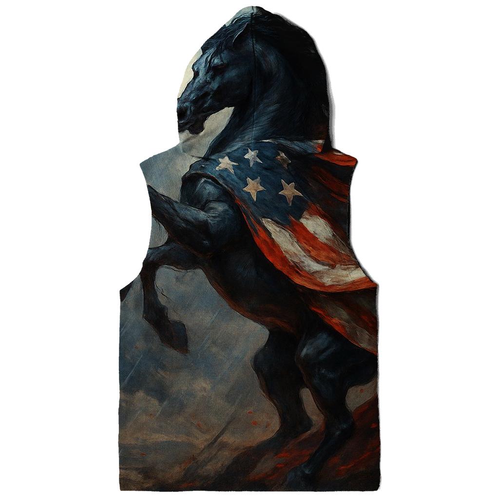 Storm Rider Flag Mustang zip-up hoodies