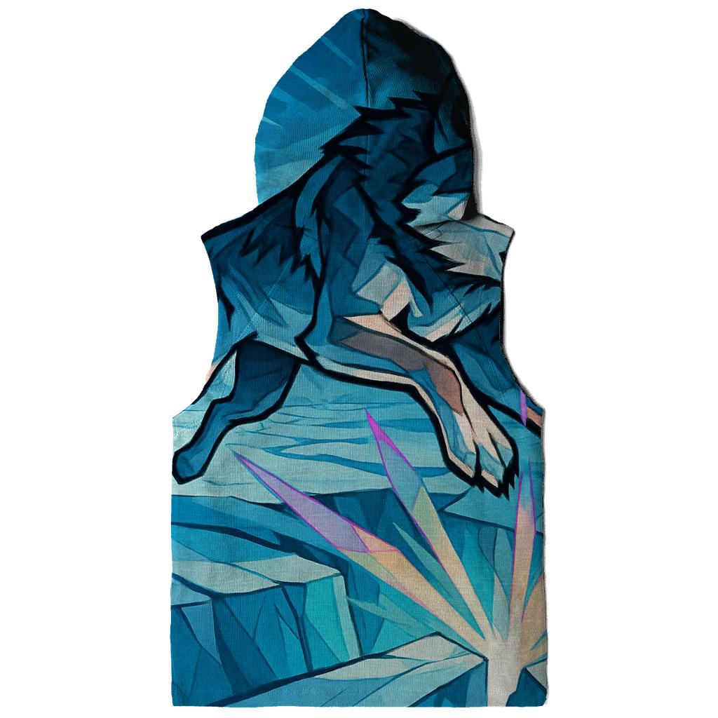 Prismatic Glacier Rift Wolf zip-up hoodies