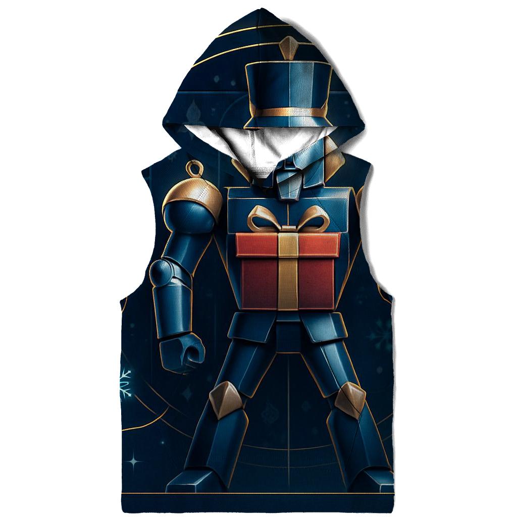 Nutcracker Robot Guarding Gift Vault pullover hoodies