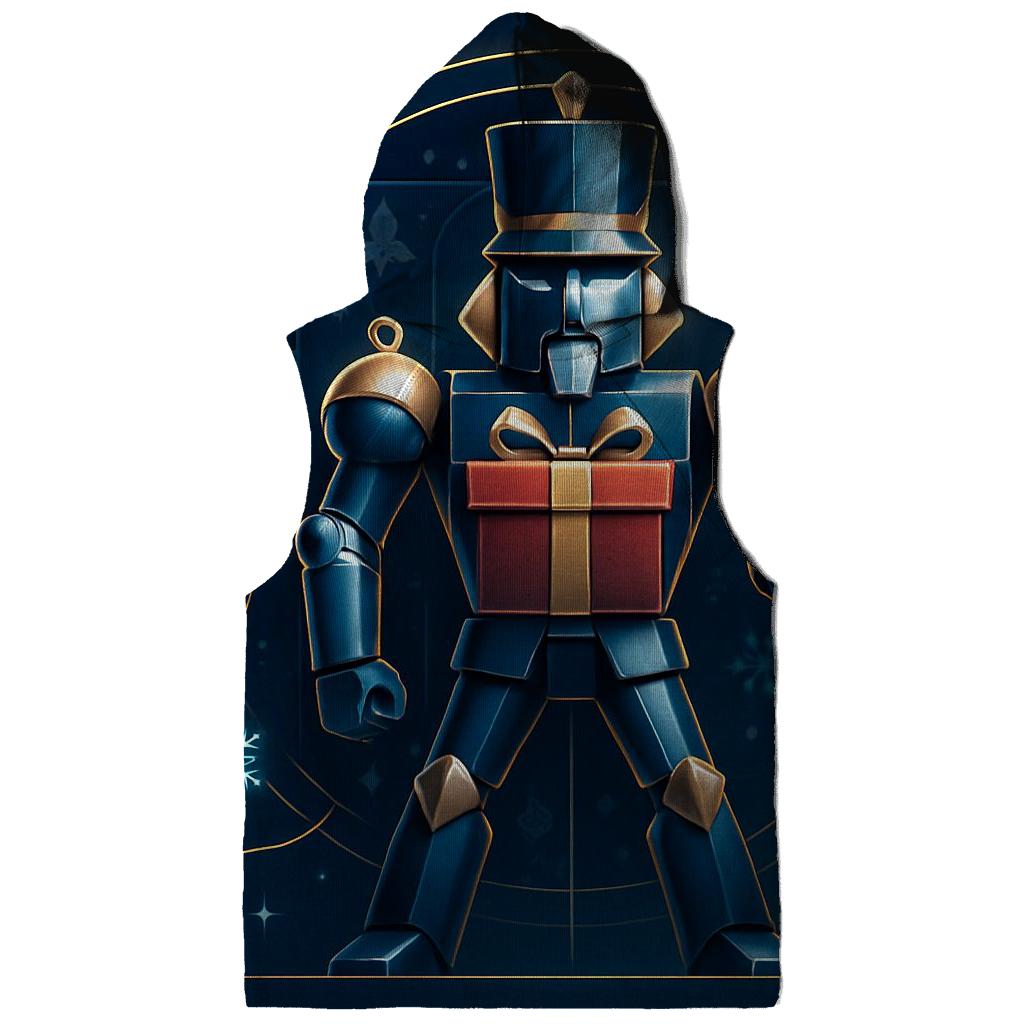 Nutcracker Robot Guarding Gift Vault pullover hoodies