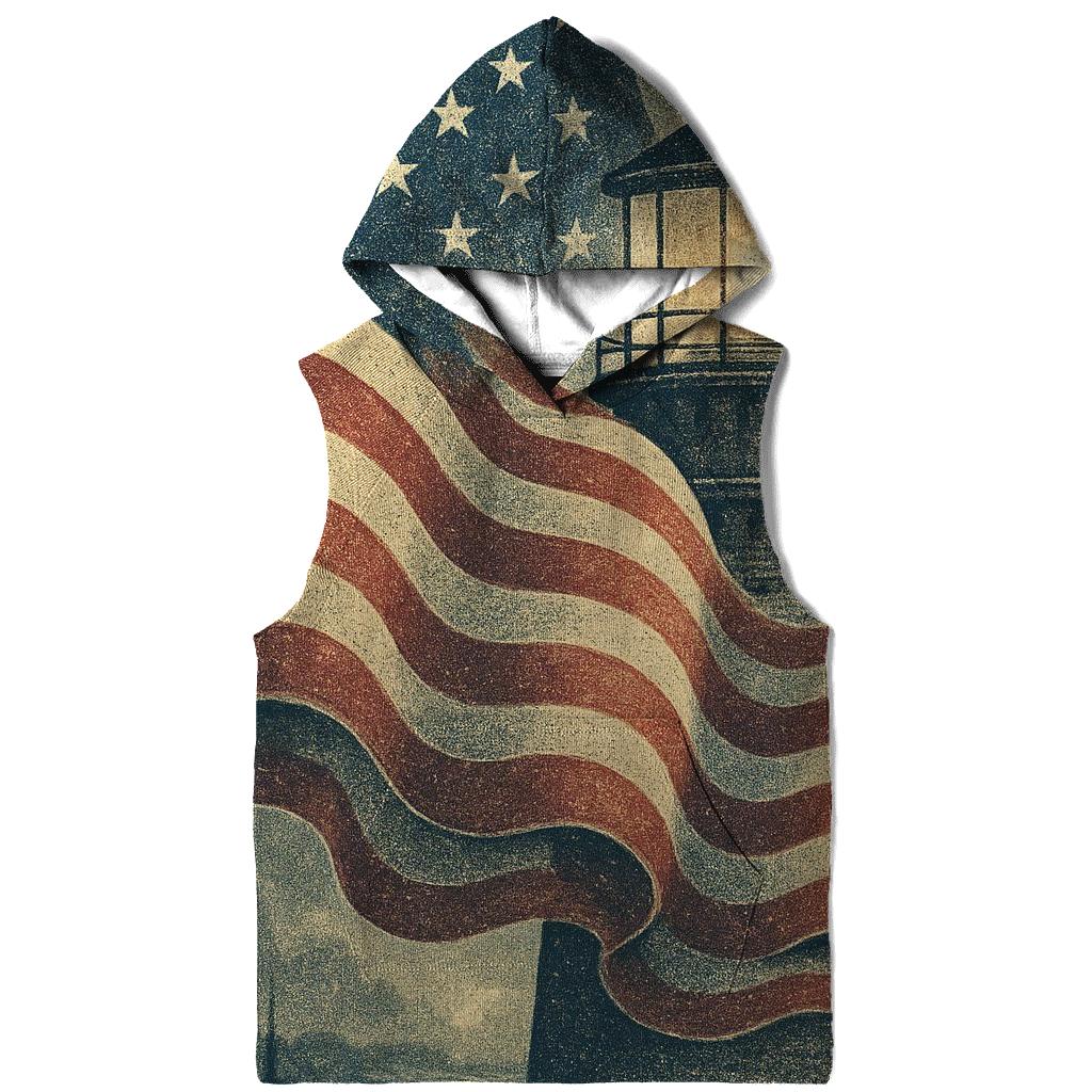 Vintage Harbor Signal Flag zip-up hoodies