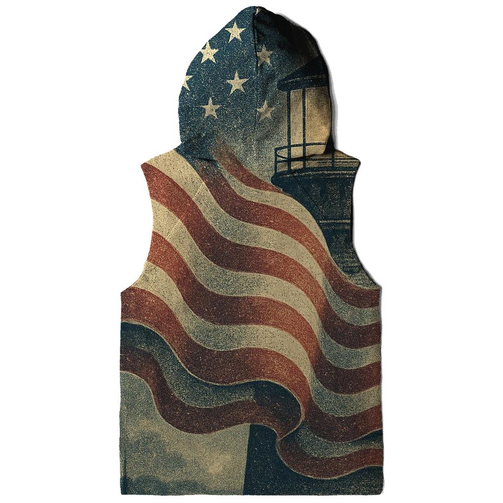 Vintage Harbor Signal Flag zip-up hoodies