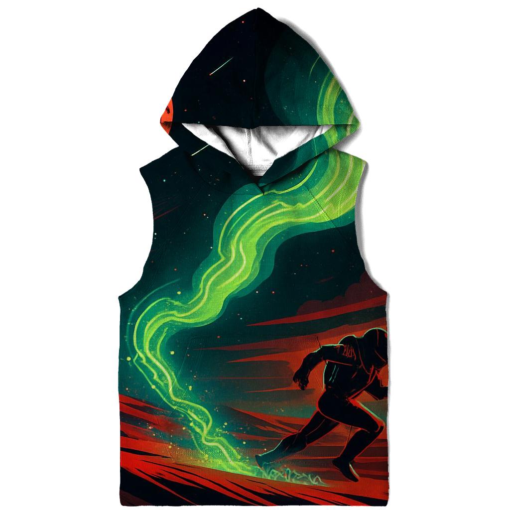Aurora Circuit Over Mars Dunes hoodies fashion