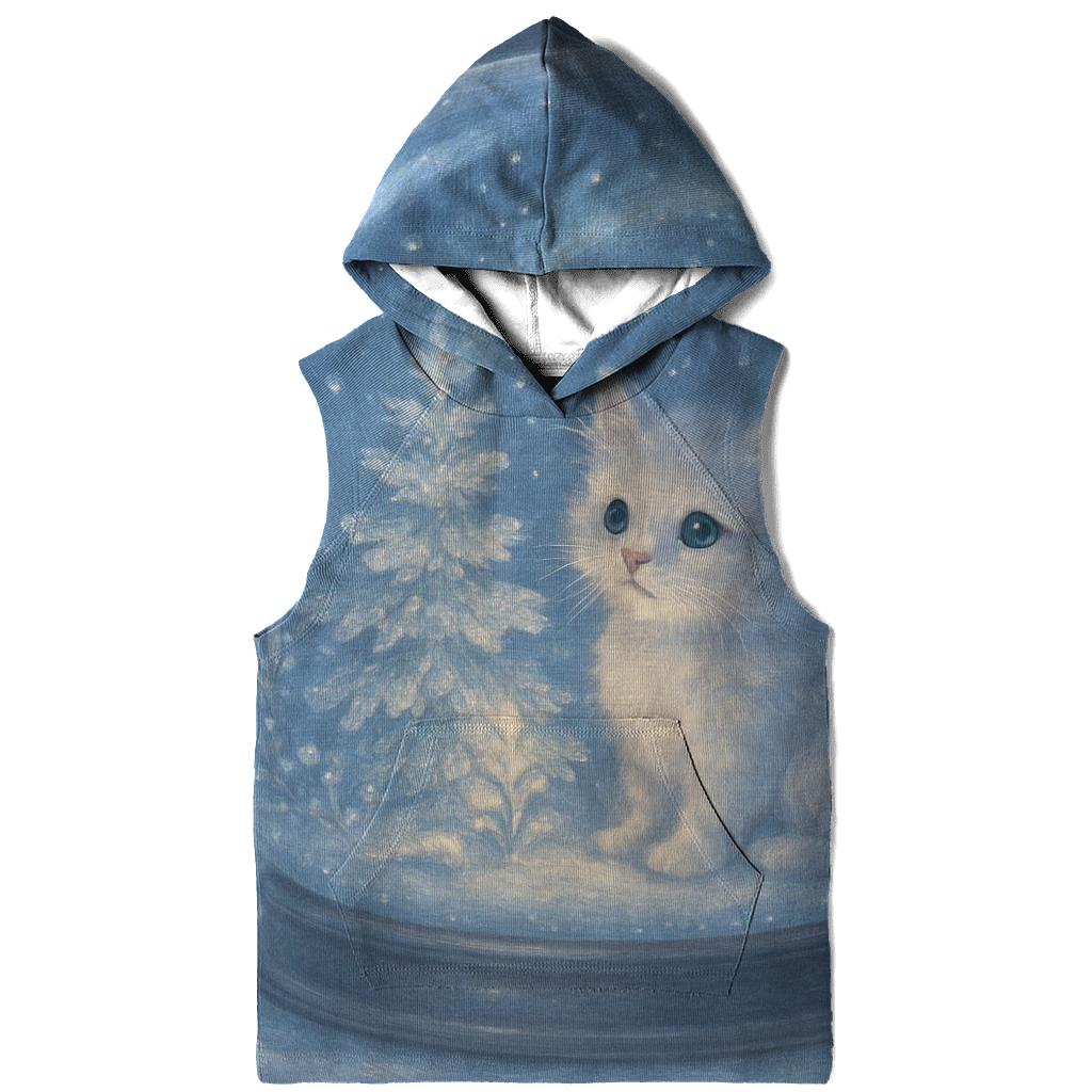Midnight Snowglobe Cat Garden heavyweight hoodies