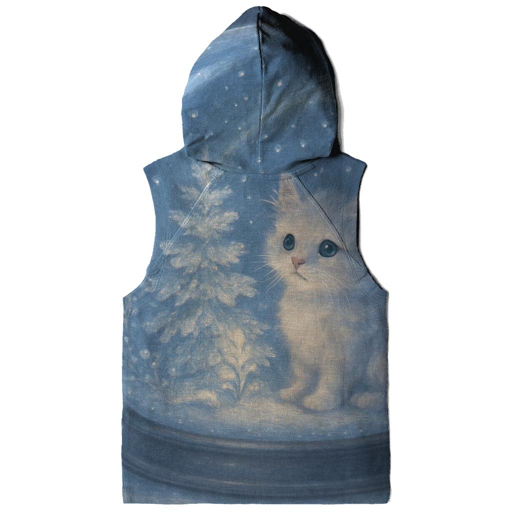 Midnight Snowglobe Cat Garden heavyweight hoodies