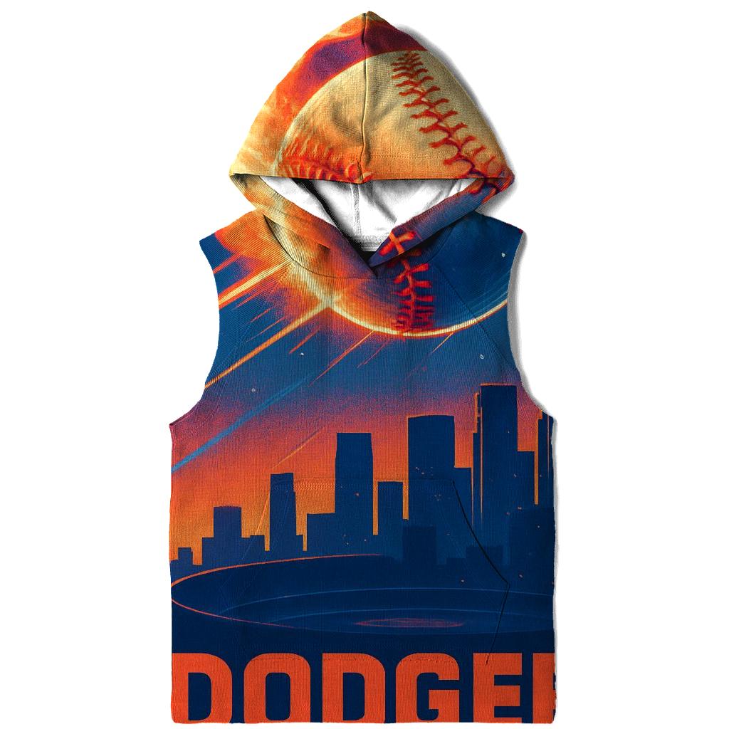 Sunset Seamstorm Over The City graphic hoodies