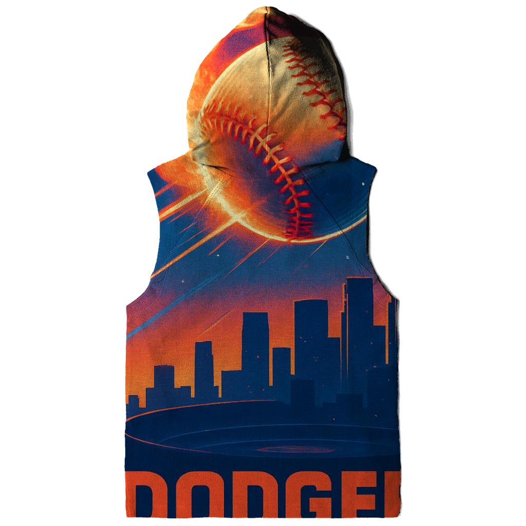 Sunset Seamstorm Over The City graphic hoodies