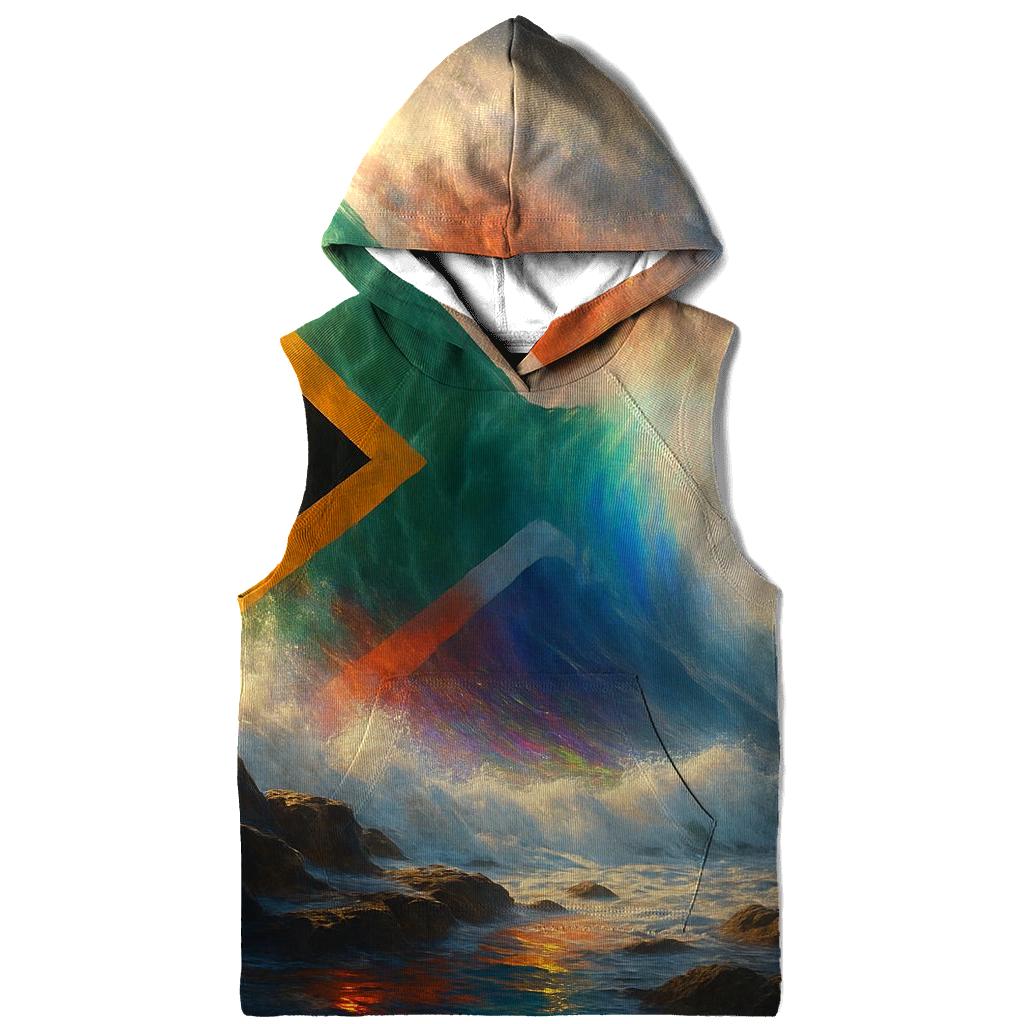 South Africa Ocean Prism Flag heavyweight hoodies
