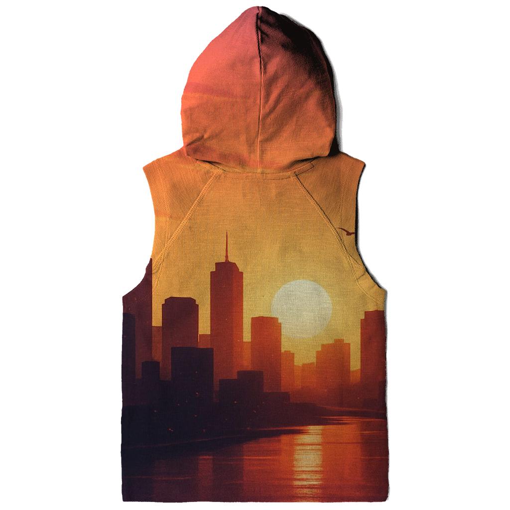 Golden Hour Skyline Drift graphic hoodies