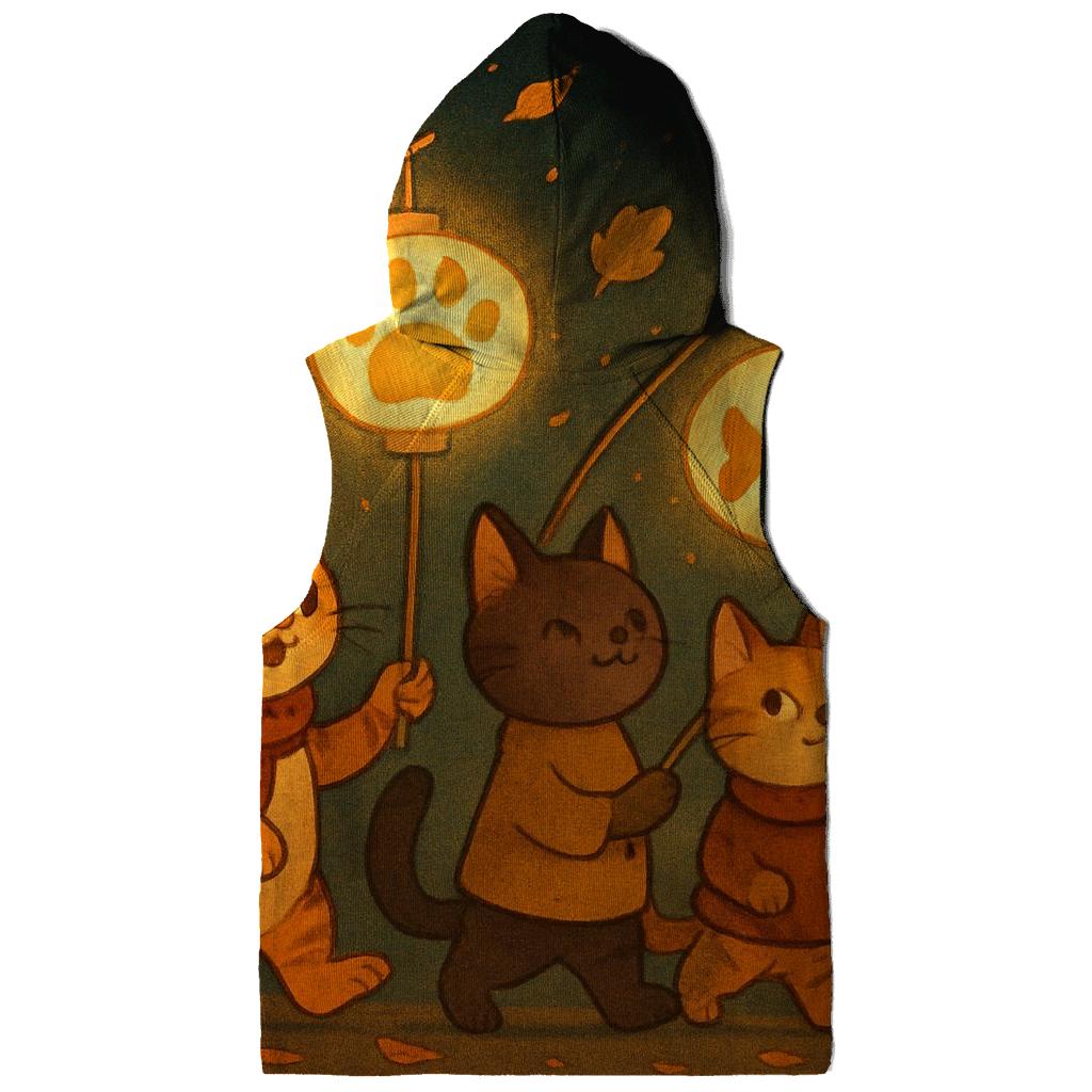 Autumn Lantern Parade Cats hoodie designs