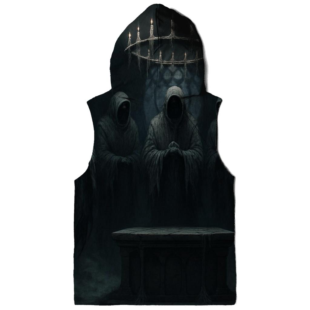 Moonlit Chapel Of The Silent Choir lightweight hoodies