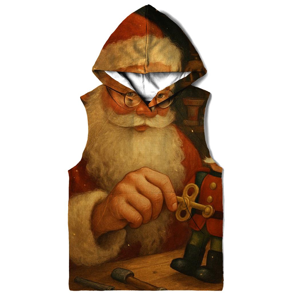 Storybook Workshop Wind Up Santa lightweight hoodies