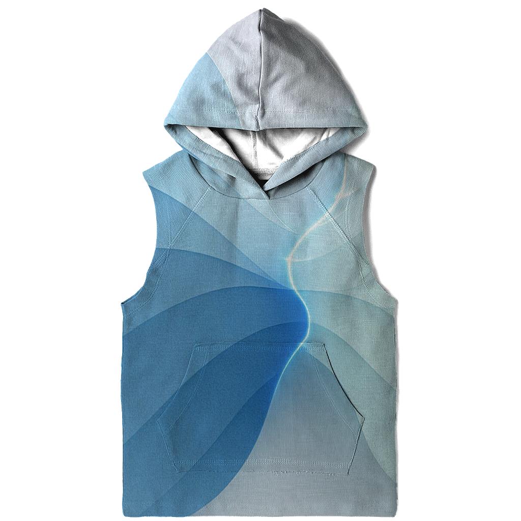 Polar Dawn Wave Sutures heavyweight hoodies