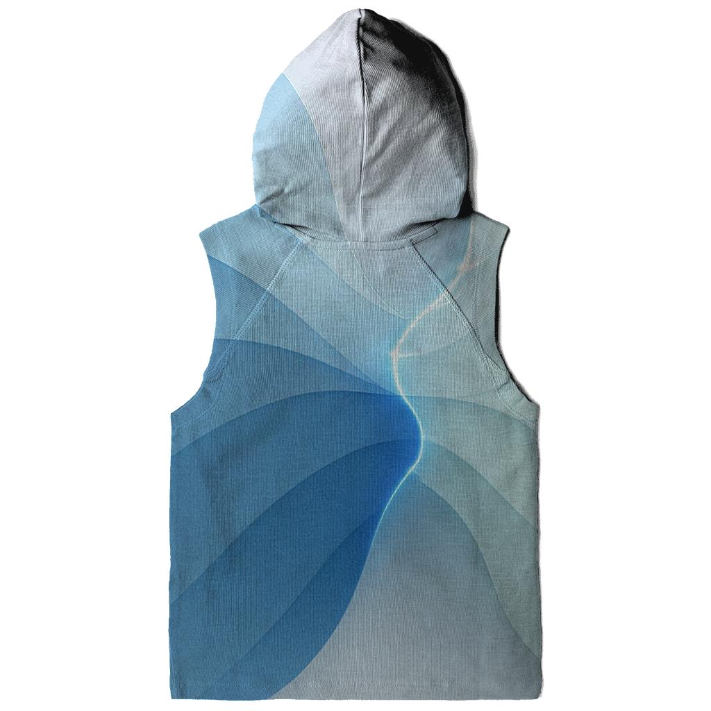 Polar Dawn Wave Sutures heavyweight hoodies