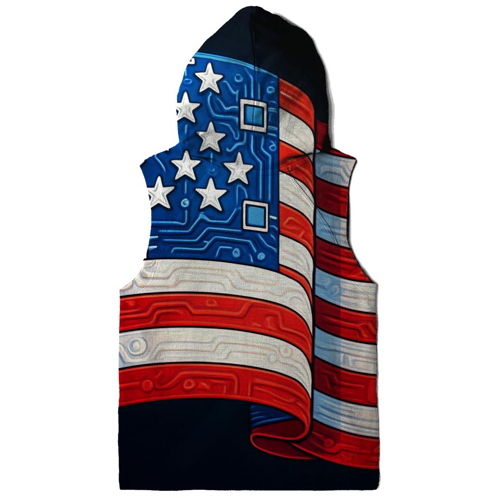 Liberty Circuit Mosaic printed hoodies