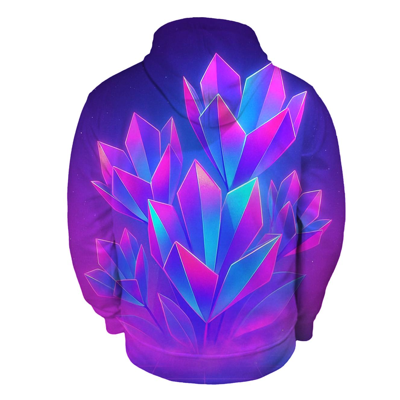 Neon Tidal Prism Garden heavyweight hoodies