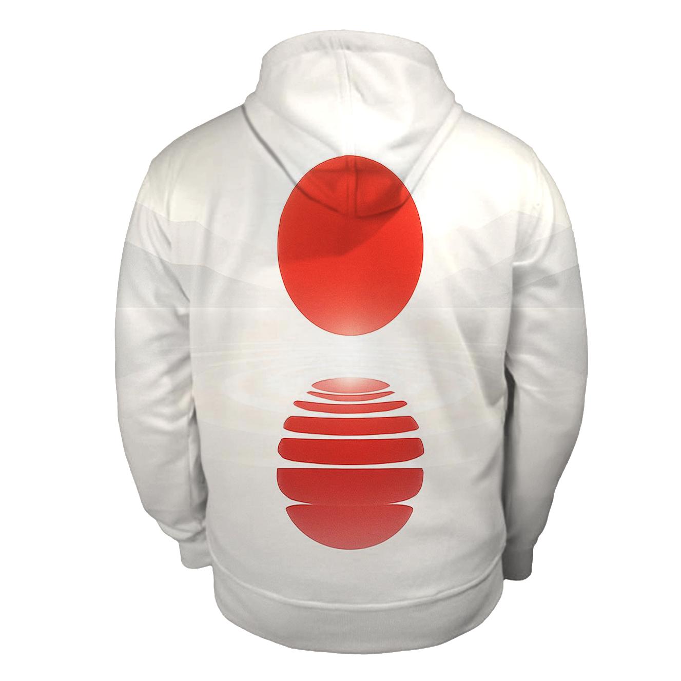 Japan Sky Mirror Flag heavyweight hoodies
