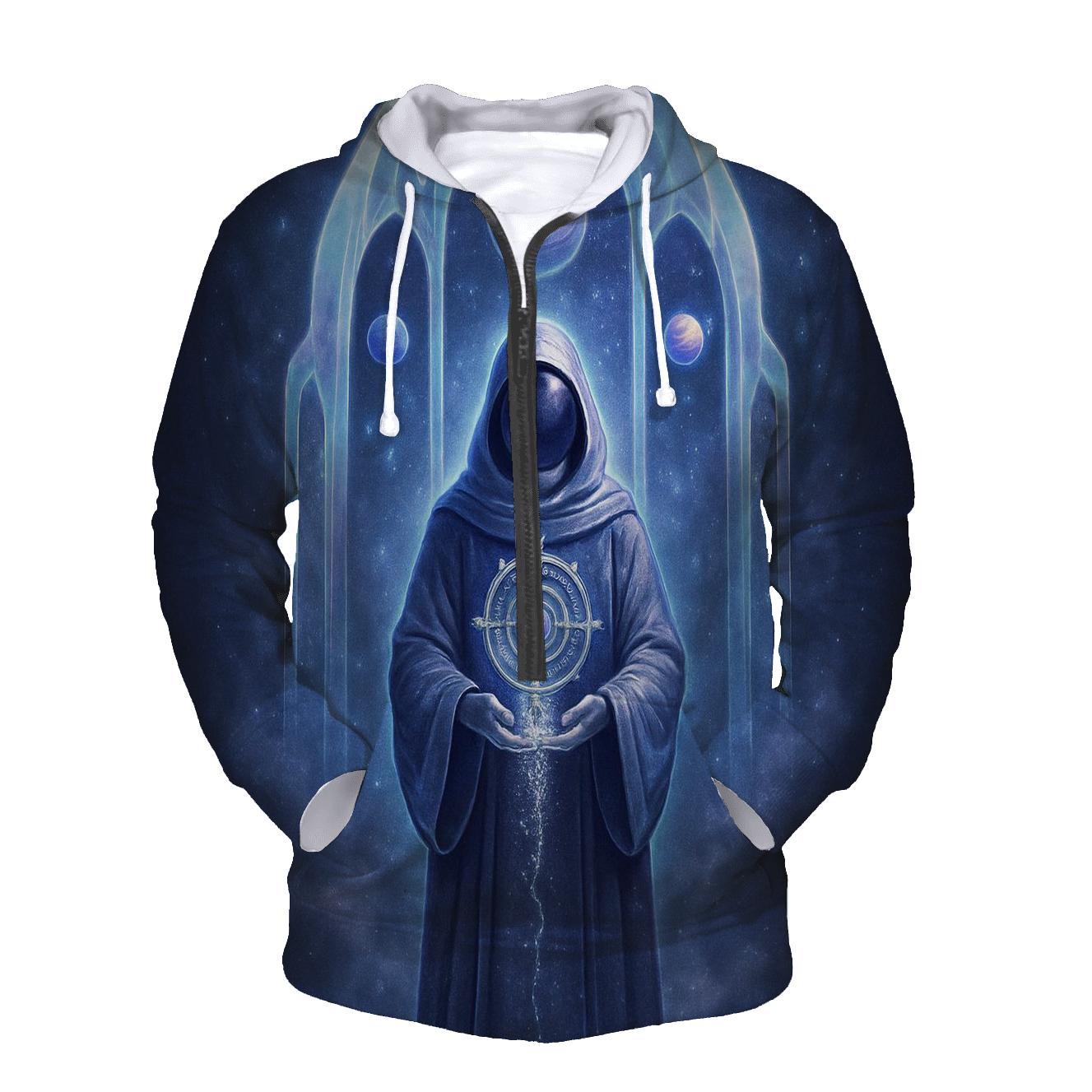 Cathedral Of Orbiting Comets zip-up hoodies