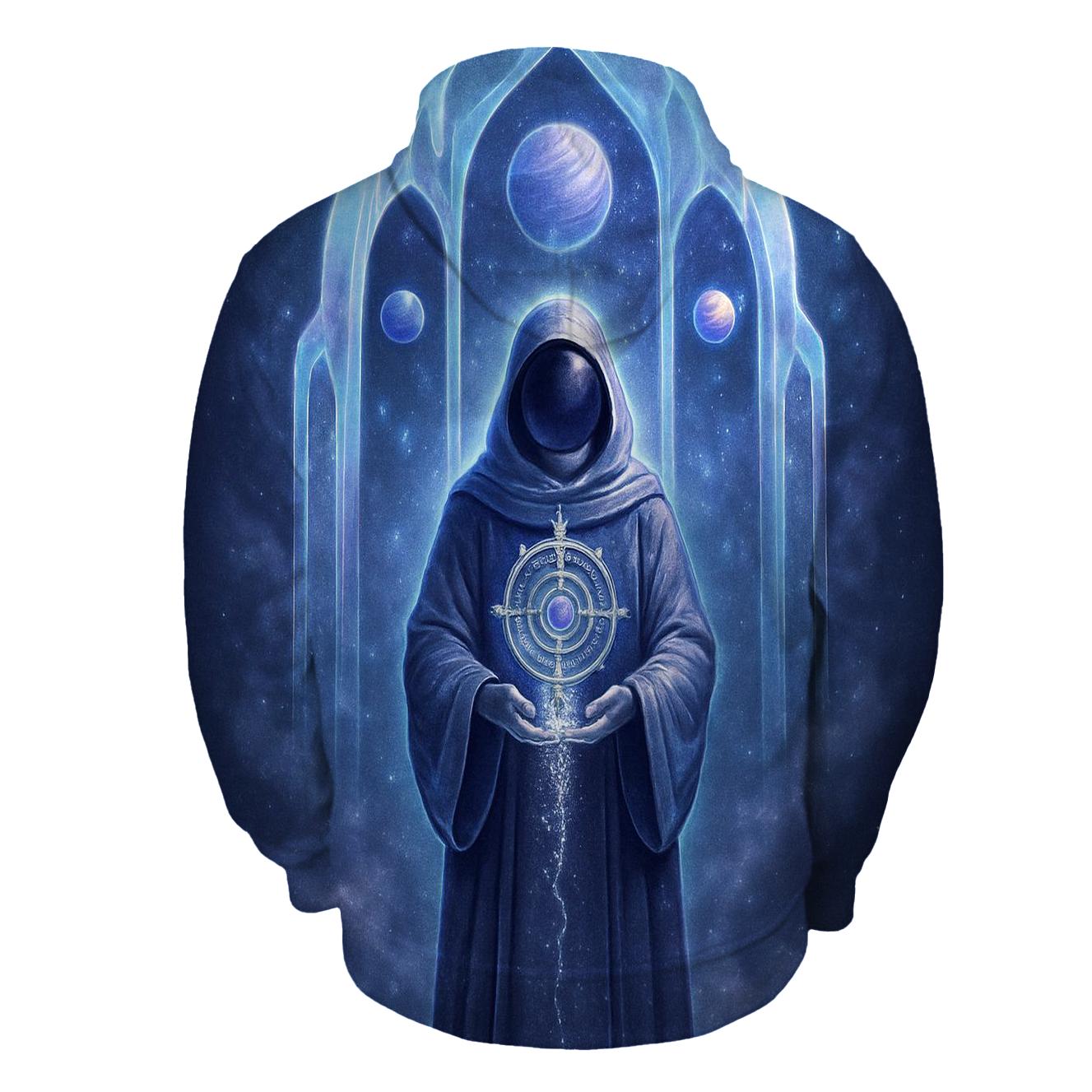 Cathedral Of Orbiting Comets zip-up hoodies