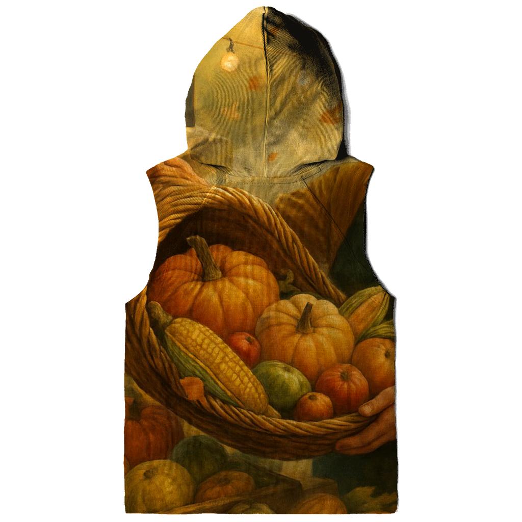 Cornucopia Market Morning printed hoodies