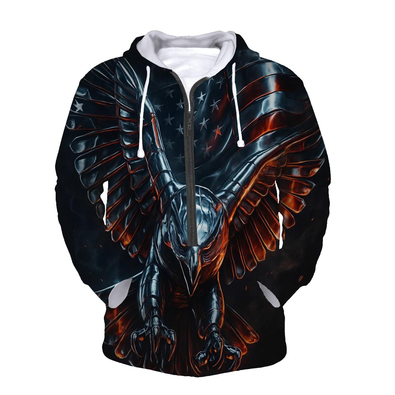 Eagle Of Molten Chrome premium hoodies
