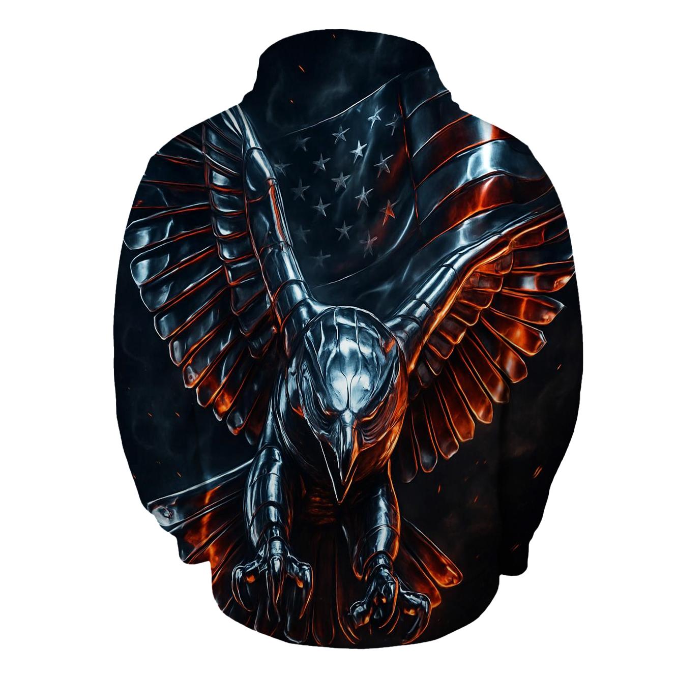 Eagle Of Molten Chrome premium hoodies