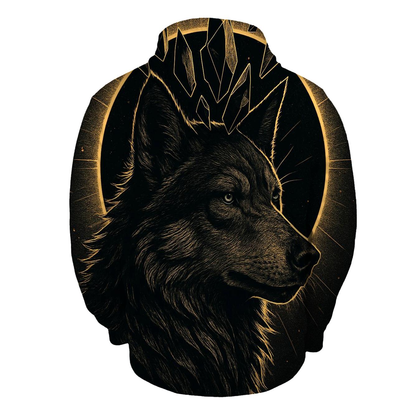 Obsidian Crown Wolf Of Eclipse hoodie designs