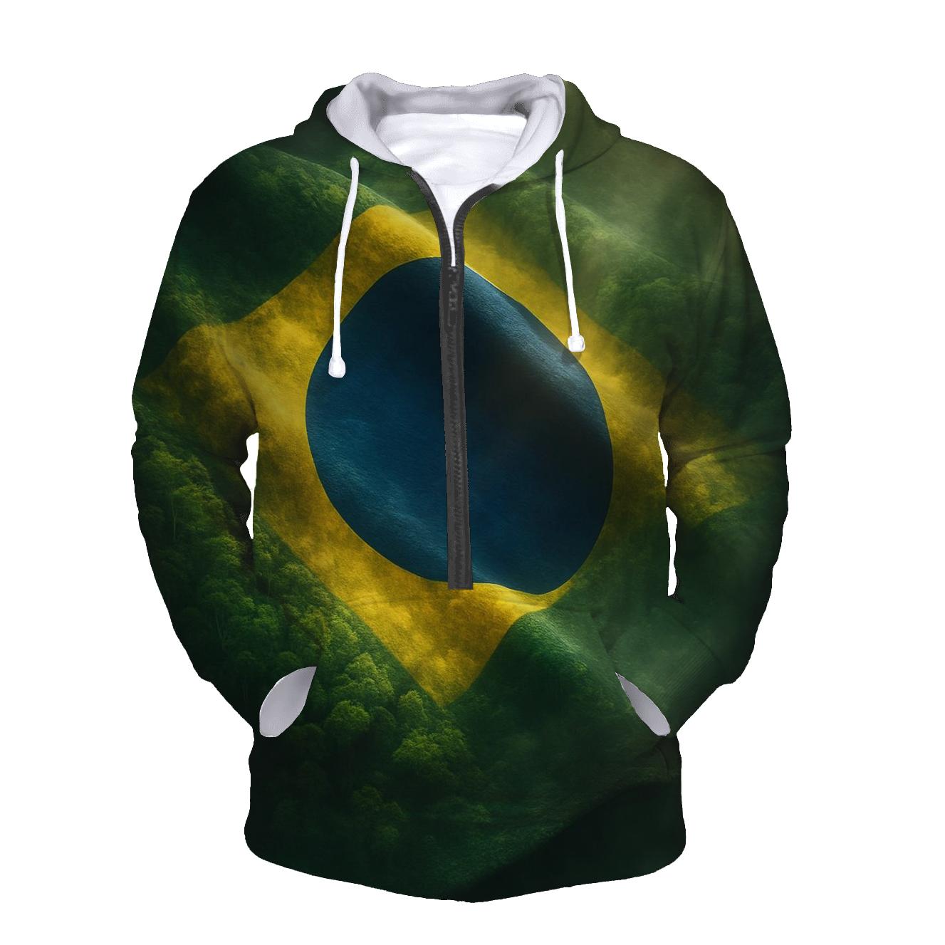 Brazil Rainforest Flag Canopy designer hoodies